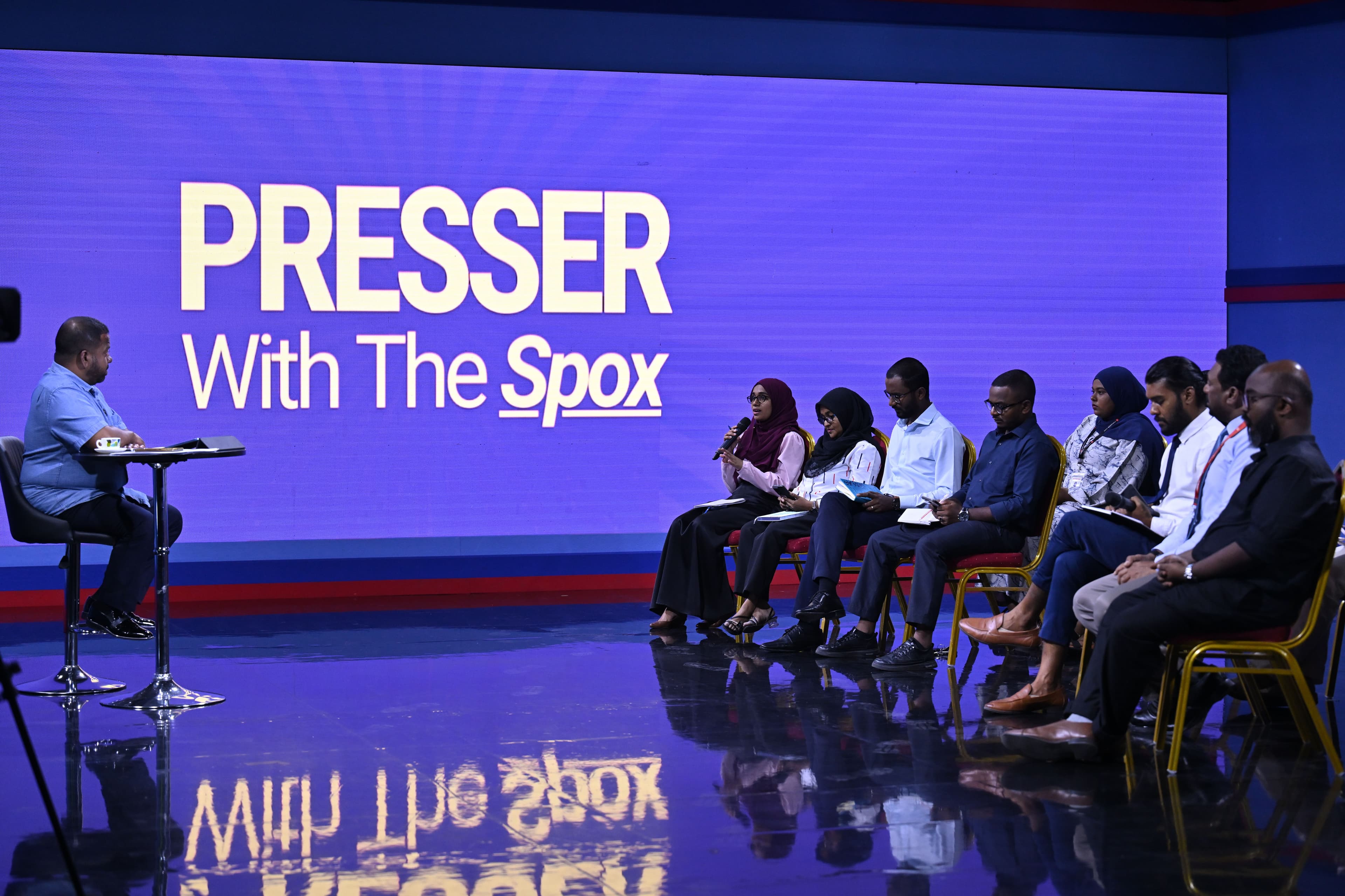 First press briefing held under 'Presser with the Spox' series